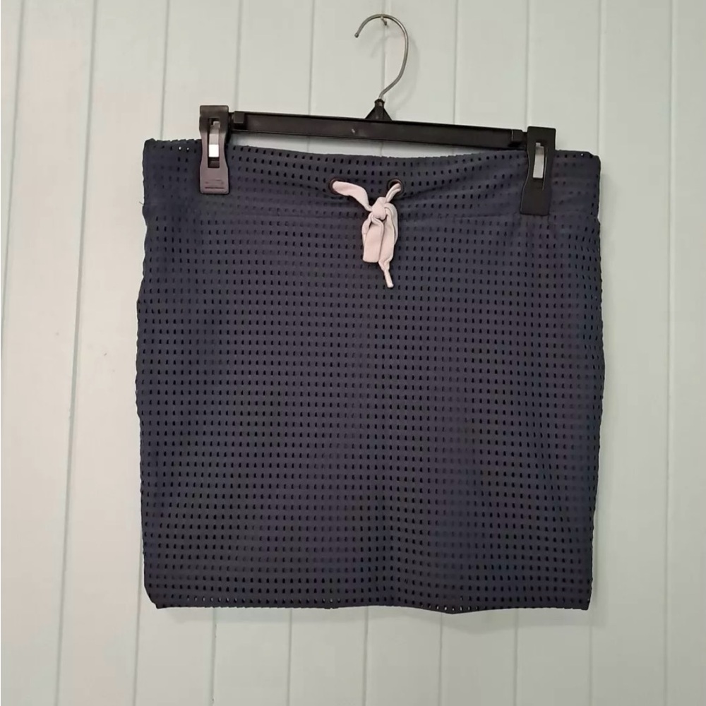 Acacia Swimwear Mesh Skirt Gray Large